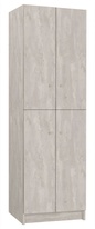 TRITON šatní skříň lamino se 4 boxy T1970, dekor beton