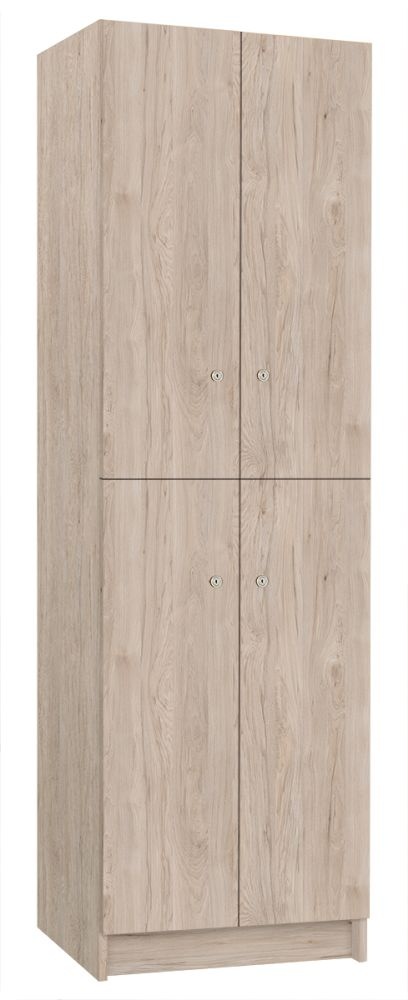 TRITON šatní skříň lamino se 4 boxy T1970, dekor ořech Light Rockrord