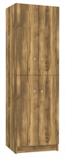 TRITON šatní skříň lamino se 4 boxy T1970, dekor dub Baroque Amber