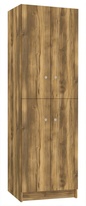 TRITON šatní skříň lamino se 4 boxy T1970, dekor dub Baroque Amber