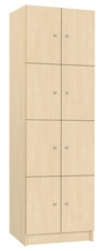 TRITON šatní skříň lamino s 8 boxy T1970, dekor bříza