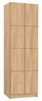 TRITON šatní skříň lamino s 8 boxy T1970, dekor dub Nagano