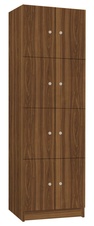 TRITON šatní skříň lamino s 8 boxy T1970, dekor ořech