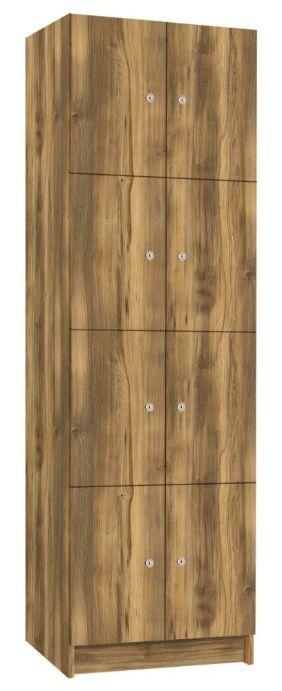 TRITON šatní skříň lamino s 8 boxy T1970, dekor dub Baroque Amber