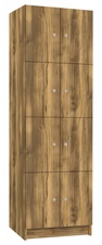 TRITON šatní skříň lamino s 8 boxy T1970, dekor dub Baroque Amber