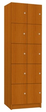 TRITON šatní skříň lamino s 10 boxy T1970, dekor třešeň