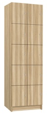 TRITON šatní skříň lamino s 10 boxy T1970, dekor jasan Blonde Surfside