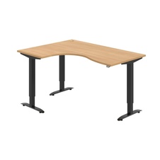 HOBIS trigon elektr.stavitelný stůl stand.ovlad. - MST 2 2005 P, dub