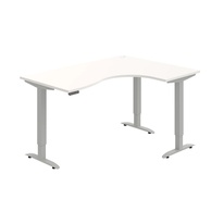 HOBIS trigon elektr.stavitelný stůl paměť.ovlad. - MST 2M 2005 L, bílá
