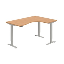 HOBIS trigon elektr.stavitelný stůl paměť.ovlad. - MST 2M 2005 L, buk