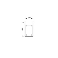 HOBIS kontejner K 34 C PTO P 80, 4 zásuvky, léta podél, 80 cm, akát