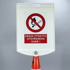 Plastová dopravní značka DZ - PRÁZDNÁ včetně kuželu DZ - 50