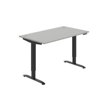 HOBIS výškově  stavitelný stůl 140 cm, paměť.ovlad. - MOTION MS 2M 1400, šedá