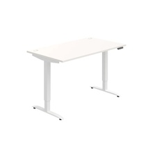 HOBIS výškově  stavitelný stůl 140 cm, paměť.ovlad. - MOTION MS 2M 1400, bílá