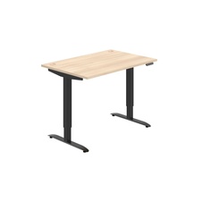 HOBIS výškově  stavitelný stůl 120 cm, paměť.ovlad. - MOTION MS 2M 1200, akát