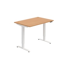 HOBIS výškově  stavitelný stůl 120 cm, paměť.ovlad. - MOTION MS 2M 1200, buk