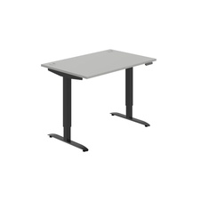 HOBIS výškově  stavitelný stůl 120 cm, paměť.ovlad. - MOTION MS 2M 1200, šedá