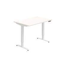 HOBIS výškově  stavitelný stůl 120 cm, paměť.ovlad. - MOTION MS 2M 1200, bílá