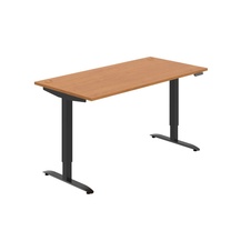 HOBIS výškově  stavitelný stůl 160 cm, paměť.ovlad. - MOTION MS 2M 1600, olše