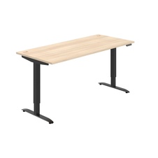 HOBIS výškově  stavitelný stůl 180 cm, paměť.ovlad. - MOTION MS 2M 1800, akát