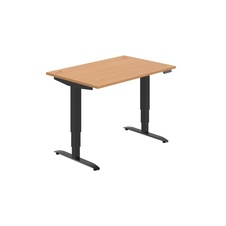 HOBIS výškově  stavitelný stůl 120 cm, paměť.ovlad. - MOTION MS 3M 1200, buk