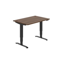 HOBIS výškově  stavitelný stůl 120 cm, paměť.ovlad. - MOTION MS 3M 1200, ořech