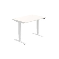 HOBIS výškově  stavitelný stůl 120 cm, paměť.ovlad. - MOTION MS 3M 1200, bílá