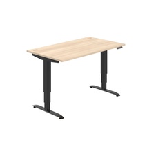 HOBIS výškově  stavitelný stůl 140 cm, paměť.ovlad. - MOTION MS 3M 1400, akát