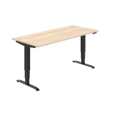 HOBIS výškově  stavitelný stůl 180 cm, paměť.ovlad. - MOTION MS 3M 1800, akát