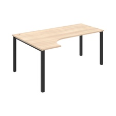 HOBIS kancelářský stůl, ergo pravý - UE 1800 P, akát