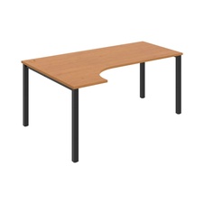 HOBIS kancelářský stůl, ergo pravý - UE 1800 P, olše