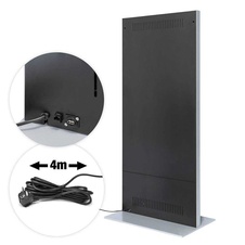 Digitální tenký totem s monitorem Samsung 50", černý, dotyková fólie