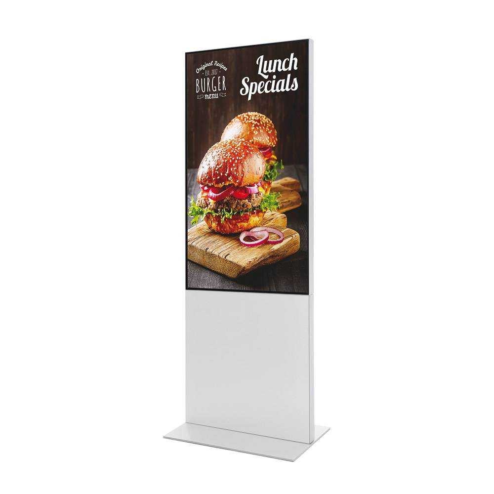 Digitální totem Smart Line 55" bílý, s monitorem