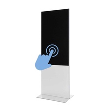 Digitální totem Smart Line 55" bílý, s monitorem, dotyková fólie