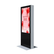 Digitální oboustranný totem s monitory Samsung 65", černý