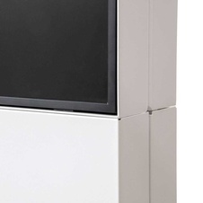 Digitální totem Smart Line Oboustranný s monitorem Samsung 50", bílá