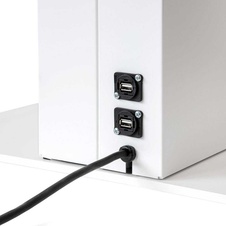 Digitální totem Smart Line Oboustranný s monitorem Samsung 50", bílá