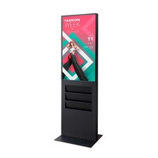 Digitální totem Smart Line 43" s kapsou 6xA4, černá