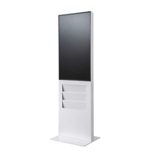 Digitální totem Smart Line 43" s kapsou 6xA4, bílá, dotyková fólie