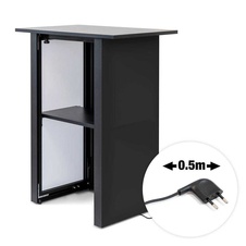 Digitální promostolek Futuro s monitorem Samsung 32" na výšku, černá
