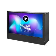 Digitální promostolek Futuro s monitorem Samsung QM55B na šířku, černá