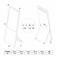 Digitální áčko Spectrum s monitorem Samsung 43", černá