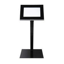 Venkovní MENU stojan A3 s LED osvětlením, černá