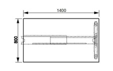 HOBIS kancelářský stůl jednací přídavný rovný - FJ 1400 R, buk