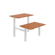 HOBIS párový výškově stavitelný stůl  MOTION DUAL MSD 2 1200, stand.ovládání, třešeň