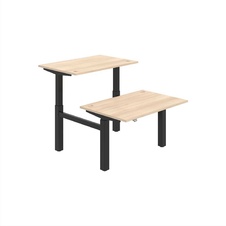 HOBIS párový výškově stavitelný stůl  MOTION DUAL MSD 2 1200, stand.ovládání, akát