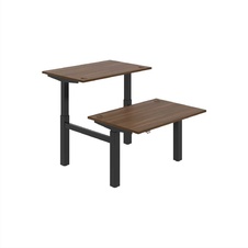 HOBIS párový výškově stavitelný stůl  MOTION DUAL MSD 2 1200, stand.ovládání, ořech