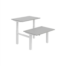 HOBIS párový výškově stavitelný stůl  MOTION DUAL MSD 2 1200, stand.ovládání, šedá