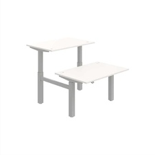 HOBIS párový výškově stavitelný stůl  MOTION DUAL MSD 2 1200, stand.ovládání, bílá