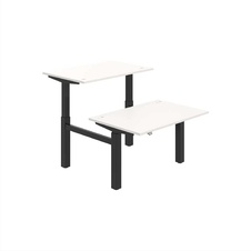 HOBIS párový výškově stavitelný stůl  MOTION DUAL MSD 2 1200, stand.ovládání, bílá
